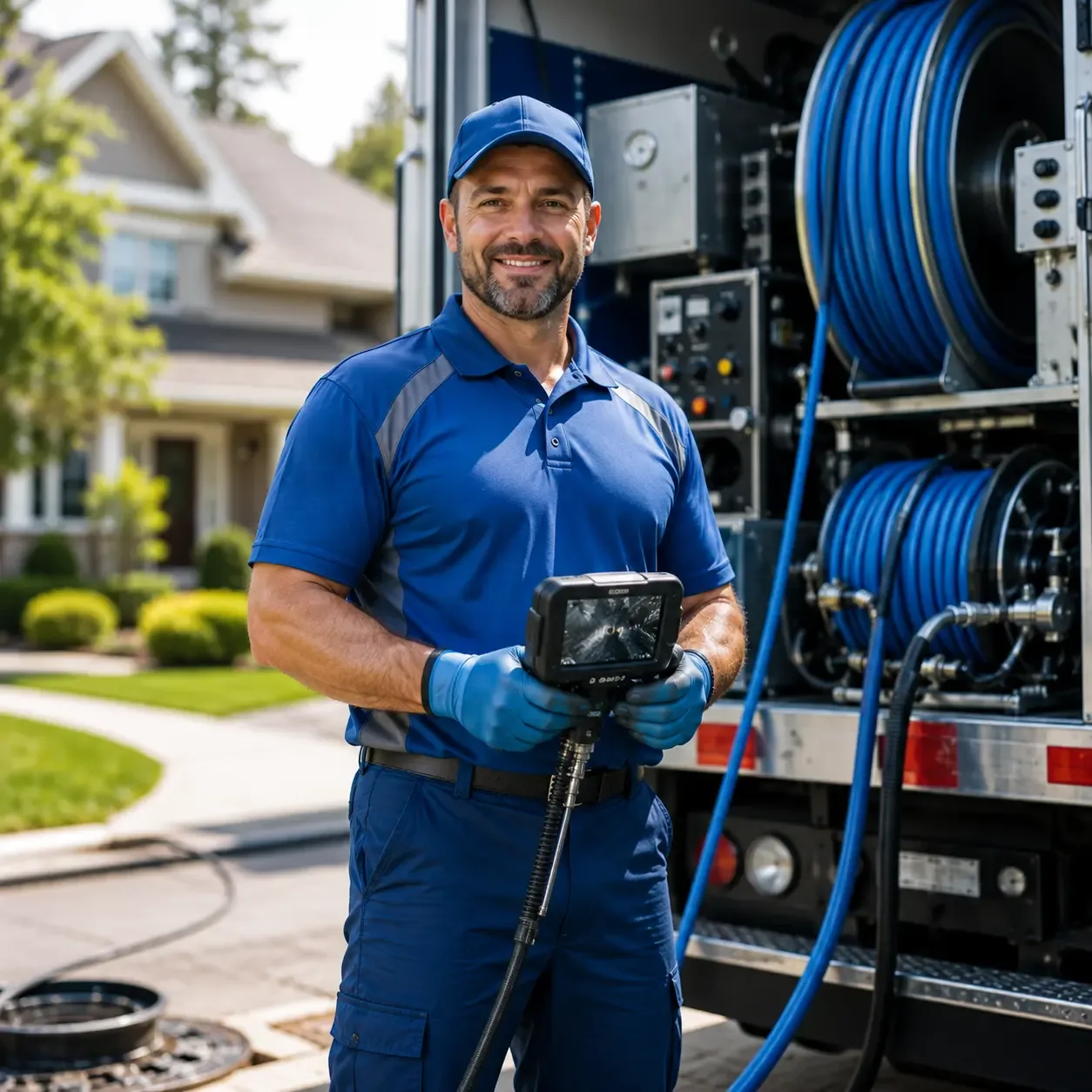 Local outdoor drain cleaning specialists in Brashear, TX
